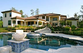 A luxurious mansion 